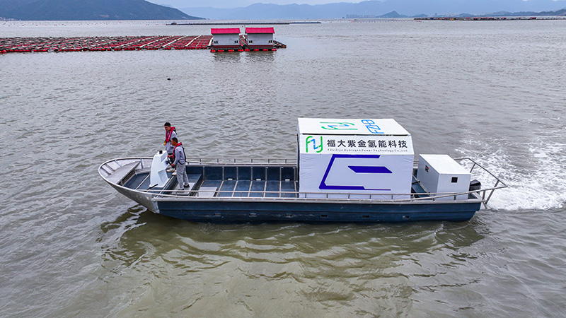 Zijin completa las pruebas del primer buque de China con motor de hidrógeno derivado de amoníaco