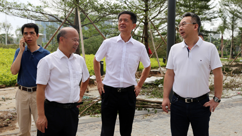 王建华要求紫金矿业厦门片区企业全力做好灾后自救工作